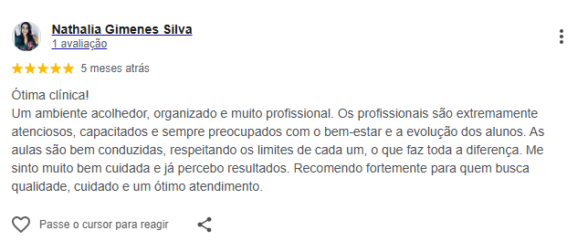 Avaliação de Paciente 1
